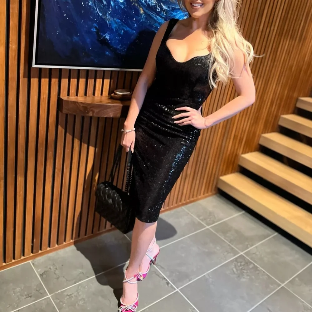 Dress the population sweetheart sequin midi dress - Picture 5 of 12